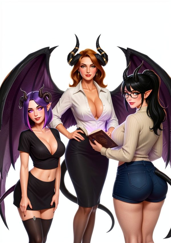 Succubus Harem Academy Kindle eBook Paranormal Romance-0