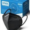 KN95 Protective Face Mask by Zhangjiagang Huamao 100pcs Pack Black-0
