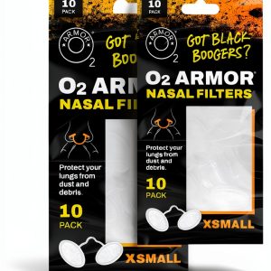 O2 Armor Nostril Filter Sample Pack Assorted Sizes for Welding Relief-0