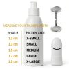 O2 Armor Nostril Filter Sample Pack Assorted Sizes for Welding Relief-2