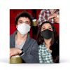 KN95 Mask Keangs 60 Count Black White Pack Ear Loops Lightweight-6