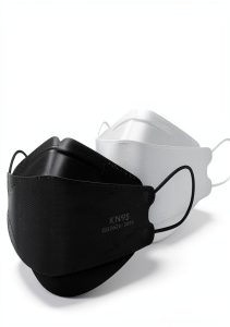 KN95 Mask Keangs 60 Count Black White Pack Ear Loops Lightweight-0