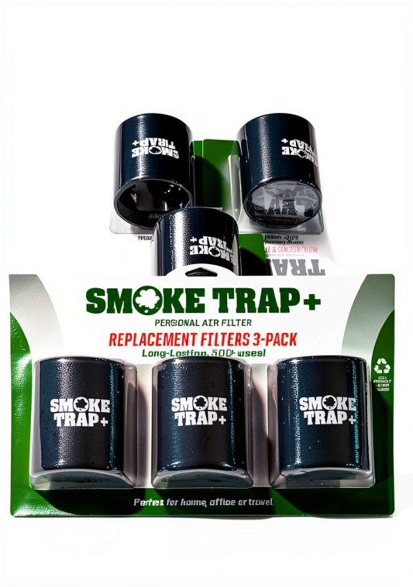Smoke Trap Replaceable HEPA Carbon Filter for Smoke Trap + Black-3
