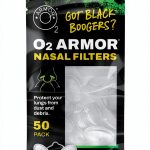 O2 ARMOR Nasal Filter Sample Pack Latex 4 Sizes High Efficiency-0