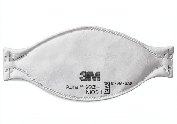 3M Aura Particulate Respirator 9205+ N95 Disposable 3‑Pack White-13