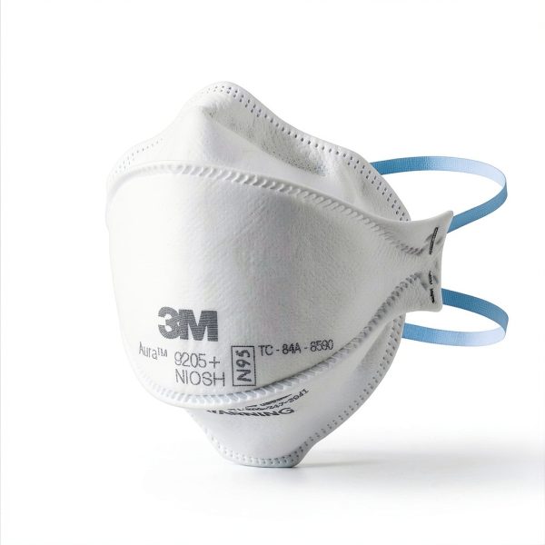 3M Aura Particulate Respirator 9205+ N95 Disposable 3‑Pack White-9