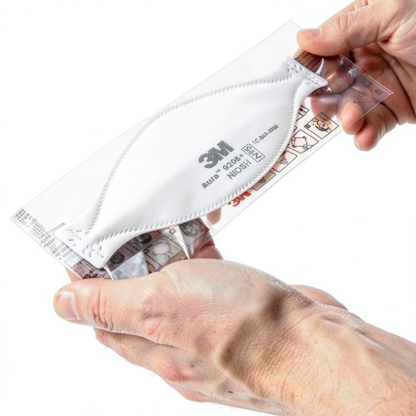 3M Aura Particulate Respirator 9205+ N95 Disposable 3‑Pack White-7