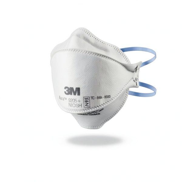 3M Aura Particulate Respirator 9205+ N95 Disposable 3‑Pack White-2