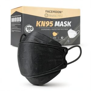 KN95 Face Mask Adults 100 Pack 5‑Layer Adjustable Respirator-0