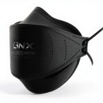 BNX N95 Mask NIOSH Certified Respirator Tri Fold Black 20-Pack-0